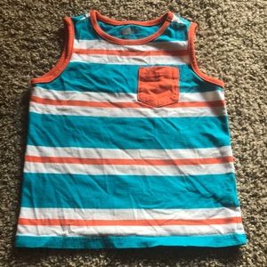 🎉HP 🎉 Crazy 8 Blue Orange 3T Tank Top with Front Pocket